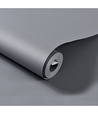 Rotolo Pellicola Adesiva Grigia 45cmx2mt Libri Pannelli Cassetti Mobili         