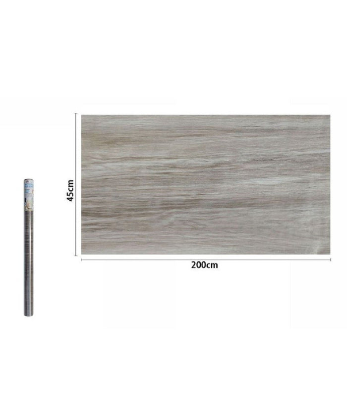 Rotolo Pellicola Adesiva Parete Effetto Legno 45cm X 2mt Cassetti Mobili 71240         
