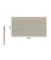 Rotolo Pellicola Adesiva Parete Effetto Legno Chiaro 45cmx2 Mt Mobili Casa 71236         