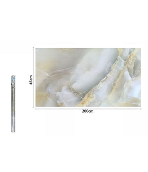 Rotolo Pellicola Adesiva Parete Effetto Marmo 45 Cm X 2 Mt Mobili Cassetti 71257         