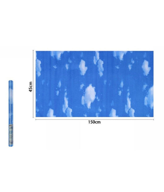 Rotolo Pellicola Adesiva Per Parete Cielo Nuvole 45 X 150 Cm Parati Casa 71297         