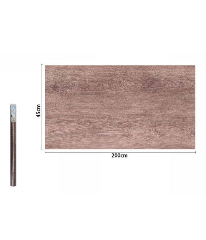 Rotolo Pellicola Adesiva Per Parete Effetto Legno 45cmx2mt Cassetti Mobili 71246         