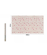 Rotolo Pellicola Adesiva Pvc Fiorellini Rosa 45cmx2mt Mobili Cassetti Casa 71218         