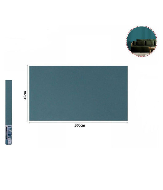 Rotolo Pellicola Adesiva Verde Petrolio 45cm X 5mt Mobili Carta Da Parati 71123         