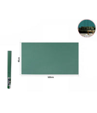 Rotolo Pellicola Adesiva Verde Scuro 45cm X 5mt Per Mobili Carta Da Parati 71114         