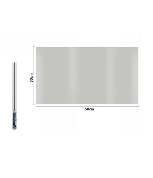 Rotolo Pellicola Per Finestre Oscurante Grigia 150 X 50 Cm Adesiva Vetro 70873         