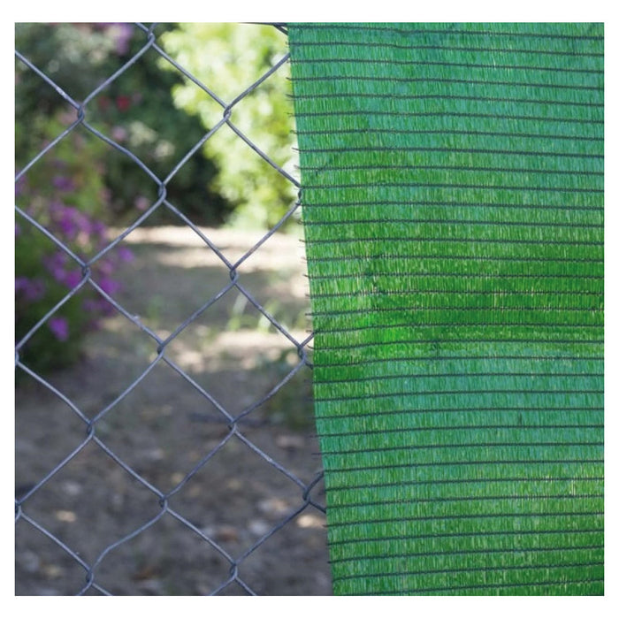 Trade Shop - Rotolo Rete Ombreggiante Verde Fitta 2 X 10 Mt Protezione Giardini Terrazze 017067 -        