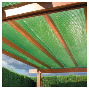 Trade Shop - Rotolo Rete Ombreggiante Verde Fitta 2 X 10 Mt Protezione Giardini Terrazze 017067 -        