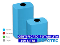 Serbatoio Da Esterno Rototec BOX 300 LT Polietilene Stoccaggio Acqua