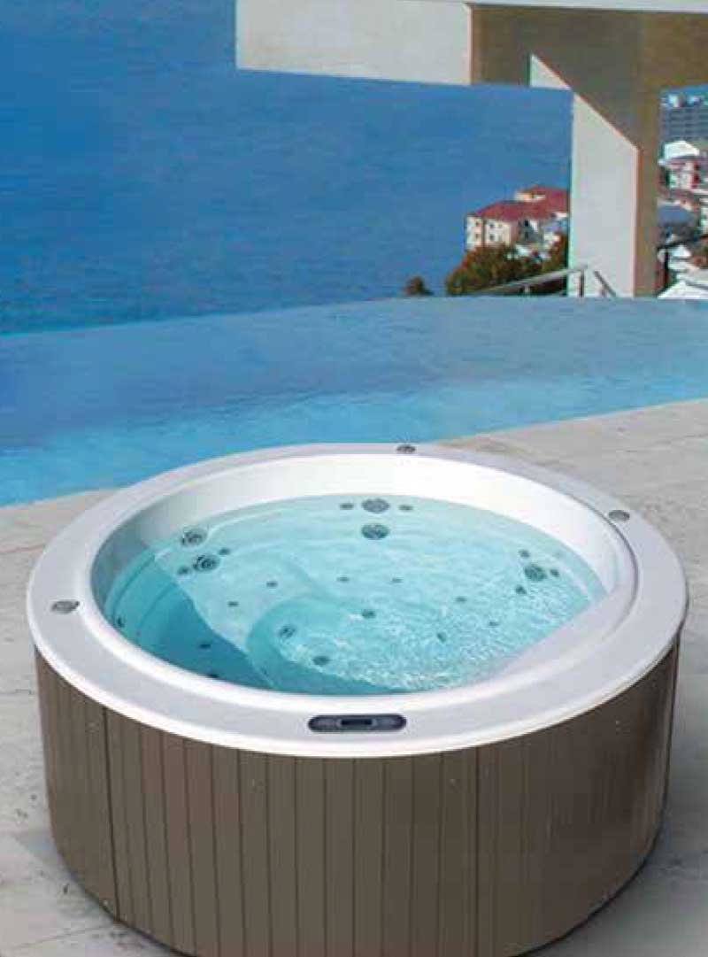 Minipiscina idromassaggio 205x205 cm COLACRIL Round205 RITA