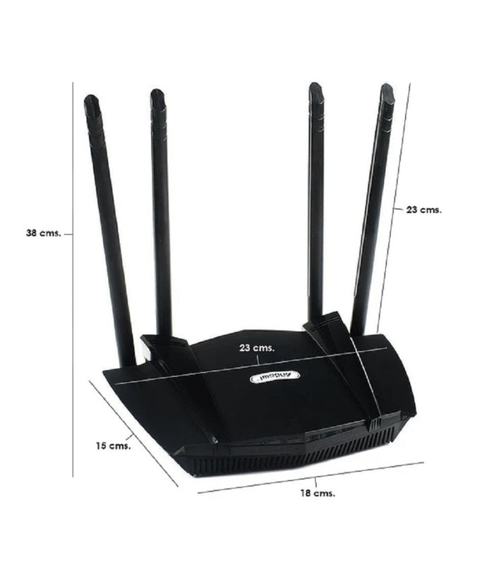 Router Wireless Ac1200 Wifi 2.4ghz+5ghz Full Gigabit Dual Band Wps Casa Q-wx1600         