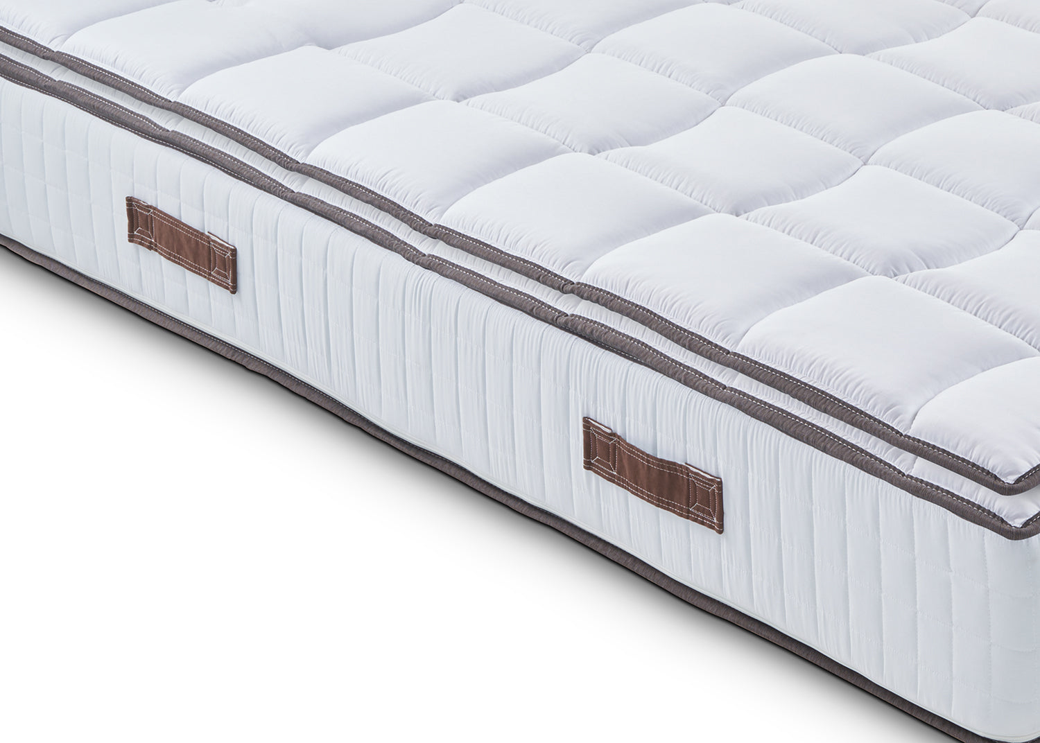 Materasso Piazza e Mezza 120x190 in Memory Foam - Sostenitovo Sfoderabile - con TOPPER REMOVIBILE - Lato Estate/inverno - Alto 24 cm - Ortopedico e ottimo per la schiena
