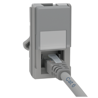 Connettore rj45 categoria 6 utp toolless idc bticino *** colore grigio, confezione 1