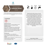 Quarzo fine fassaden dekor acrilico coprente idrorepellente antialga antimuffa *** formato 5 lt, confezione 1