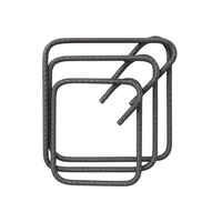 Staffa chiusa armatura ferro 25 x 25 cm strutture cemento confezione 1 pezzo