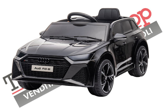 Auto Macchina Elettrica Per Bambini Audi RS6 12V-Nero