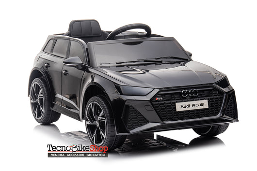 Auto Macchina Elettrica Per Bambini Audi RS6 12V-Nero