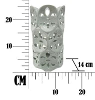 Vaso Porcellana Petal Bianco Ø Cm 14X25.5