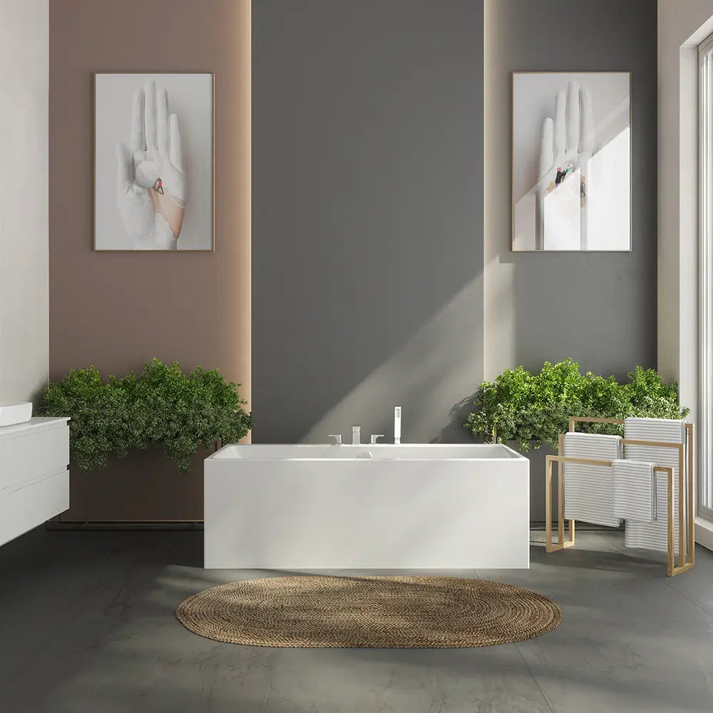 Rubinetteria bordo vasca a 4 fori finitura cromata | Marilyn