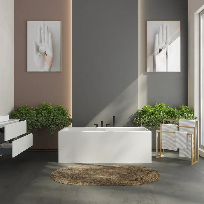 Rubinetteria bordo vasca a 4 fori finitura nera opaca | Marilyn