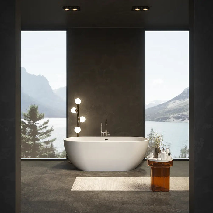 Rubinetteria stondata per vasca freestanding finitura cromata | Ava