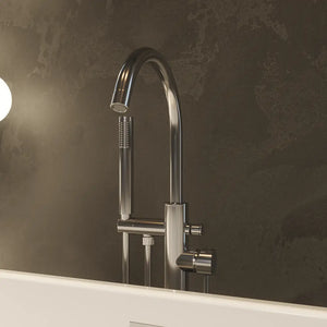 Rubinetteria stondata per vasca freestanding finitura cromata | Ava