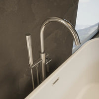 Rubinetteria stondata per vasca freestanding finitura cromata | Ava