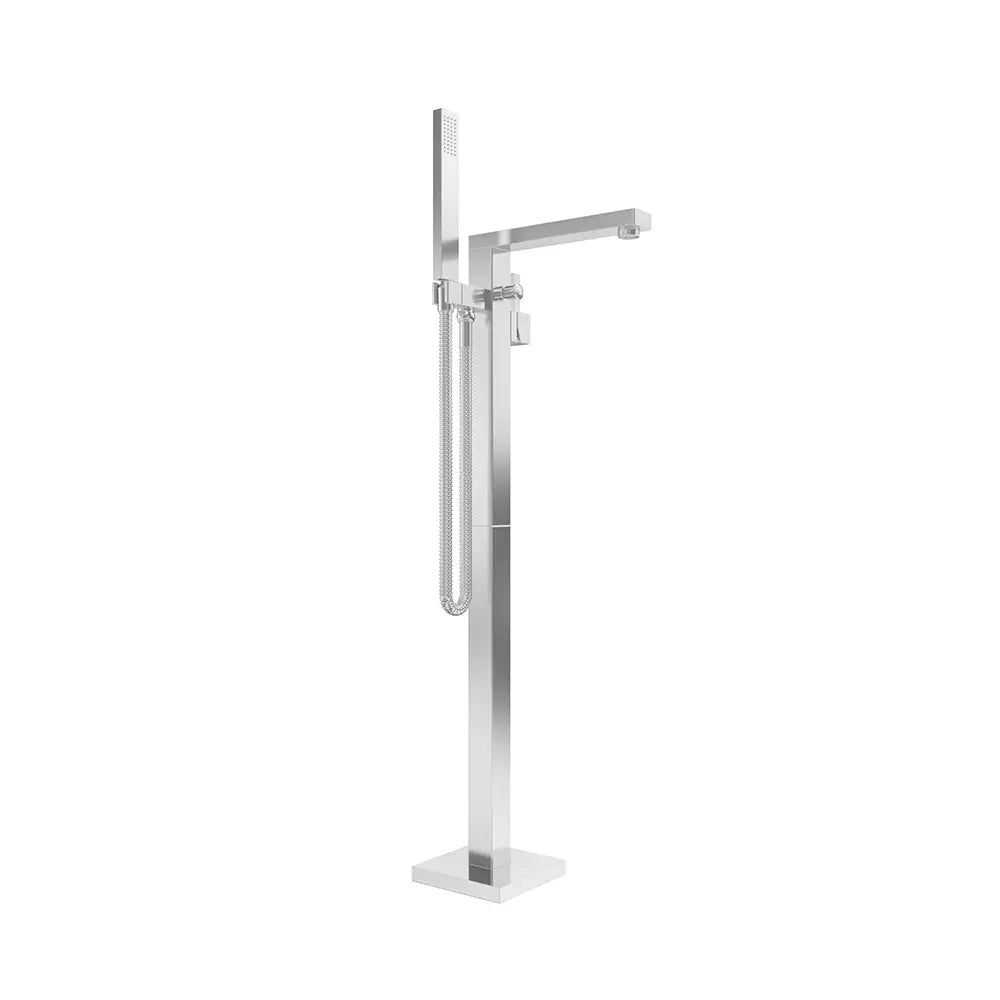 Rubinetteria squadrata per vasca freestanding finitura cromata | Grace 