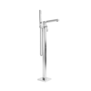 Rubinetteria squadrata per vasca freestanding finitura cromata | Grace 