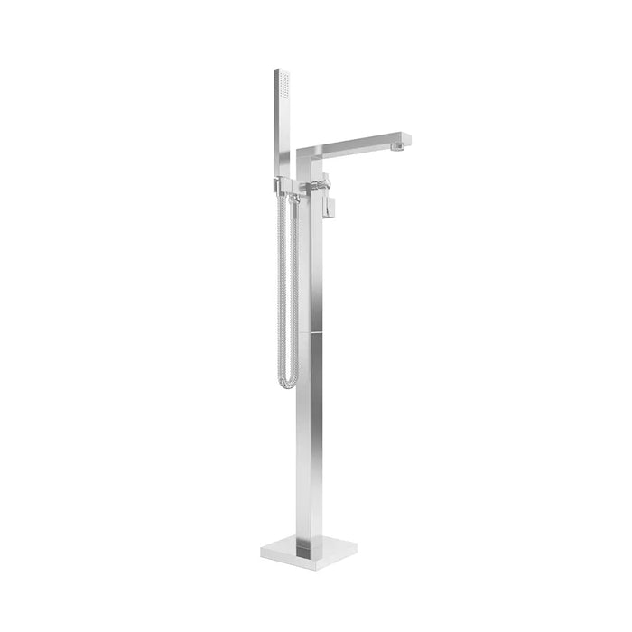 Rubinetteria squadrata per vasca freestanding finitura cromata | Grace 