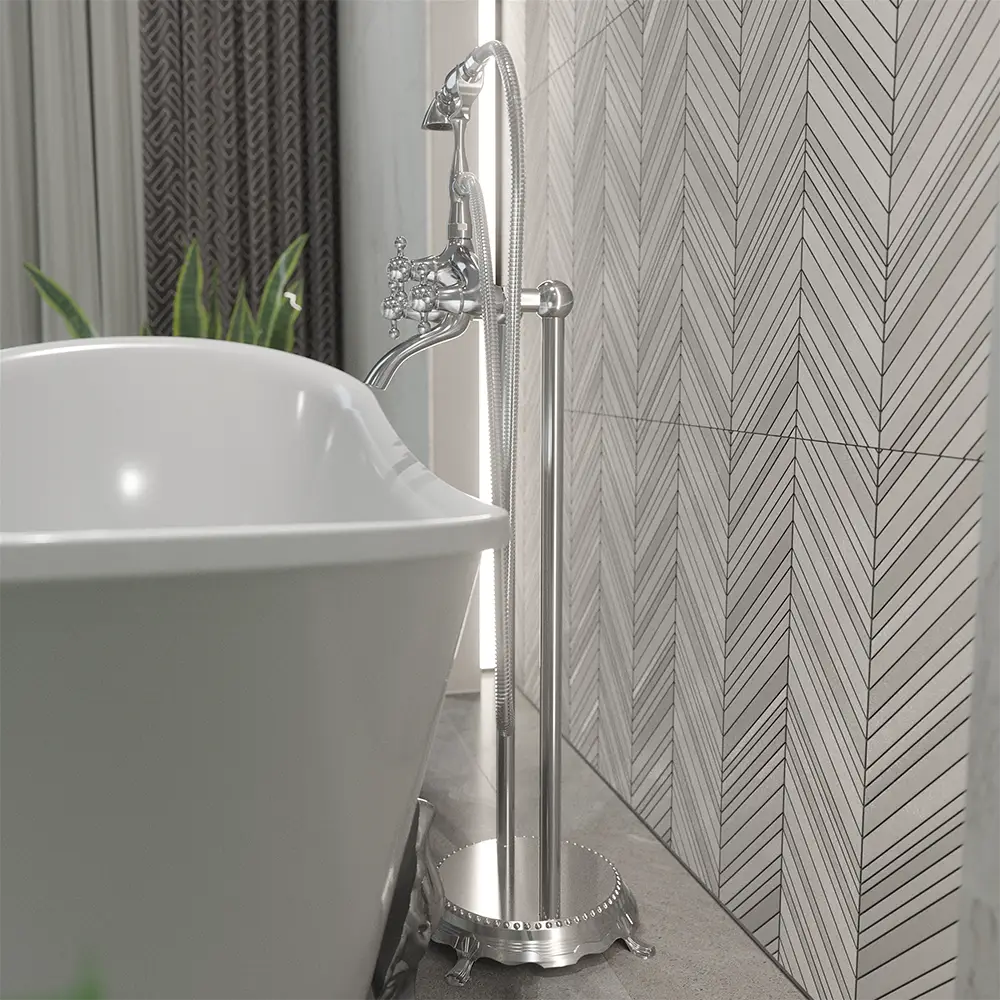 Rubinetteria per vasca freestanding "old style" finitura cromata | Vittoria  