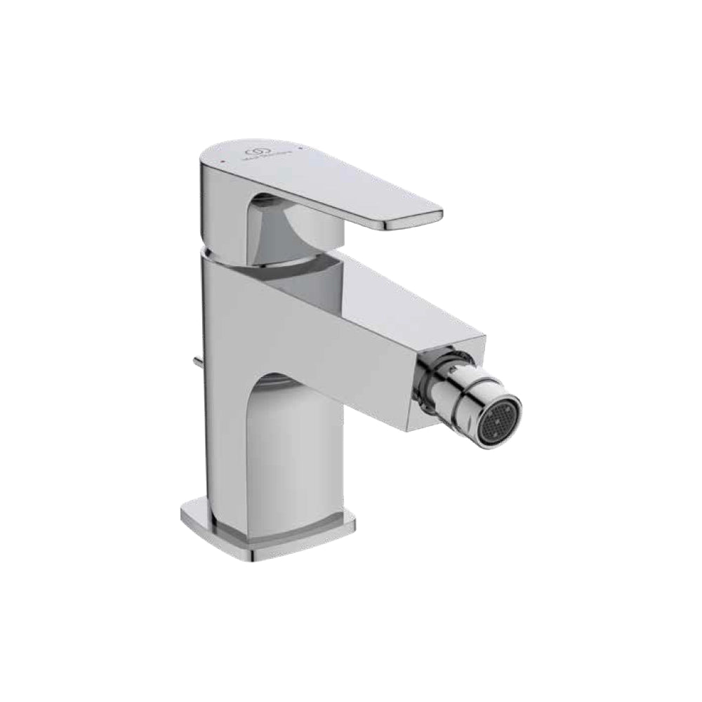 Ideal Standard coppia miscelatori lavabo e bidet scarico automatico cromato mod. Cerafine D