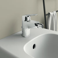Ideal Standard miscelatore bidet con scarico cromato mod. Ceraflex