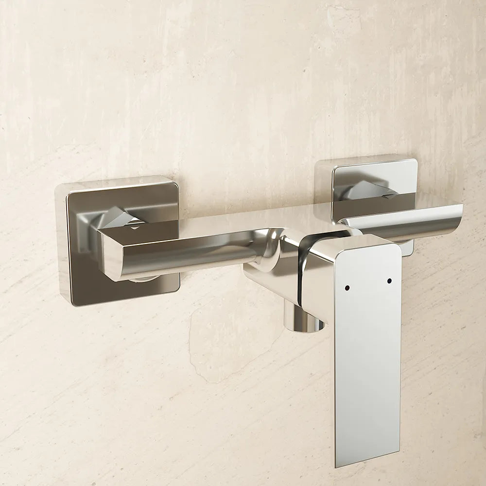 Set miscelatori: lavabo ad incasso bidet senza scarico ed esterno doccia cromato | Ingrid