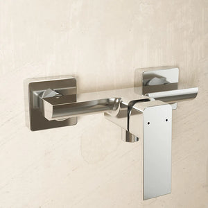 Set miscelatori: lavabo ad incasso bidet senza scarico ed esterno doccia cromato | Ingrid