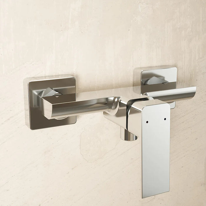 Set miscelatori: lavabo ad incasso bidet senza scarico ed esterno doccia cromato | Ingrid