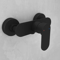 Set miscelatori: lavabo alto bidet senza scarico ed esterno doccia nero opaco | Kerry