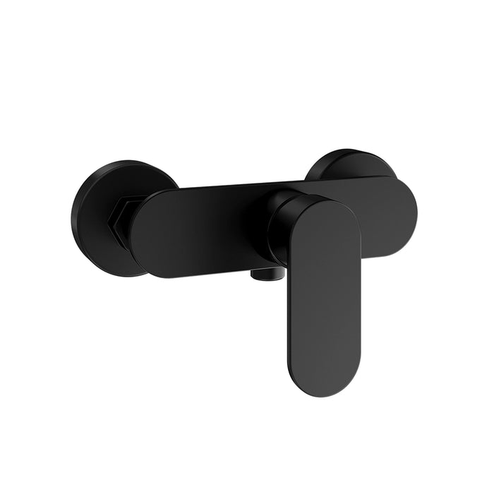 Miscelatore esterno doccia a muro nero opaco | Kerry