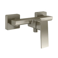 Set miscelatori: lavabo ad incasso bidet senza scarico ed esterno doccia nickel spazzolato | Ingrid