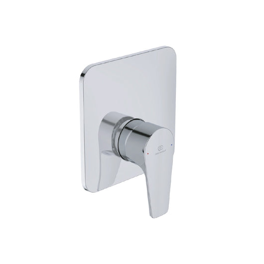 Ideal Standard set miscelatori lavabo, bidet scarico automatico e incasso doccia 1 via cromato mod. Cerafine D