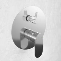 Set miscelatori: lavabo ad incasso bidet senza scarico e incasso doccia c/deviatore cromato | Kerry