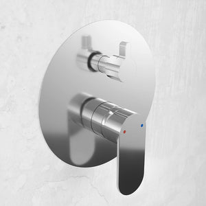 Set miscelatori: lavabo ad incasso bidet senza scarico e incasso doccia c/deviatore cromato | Kerry