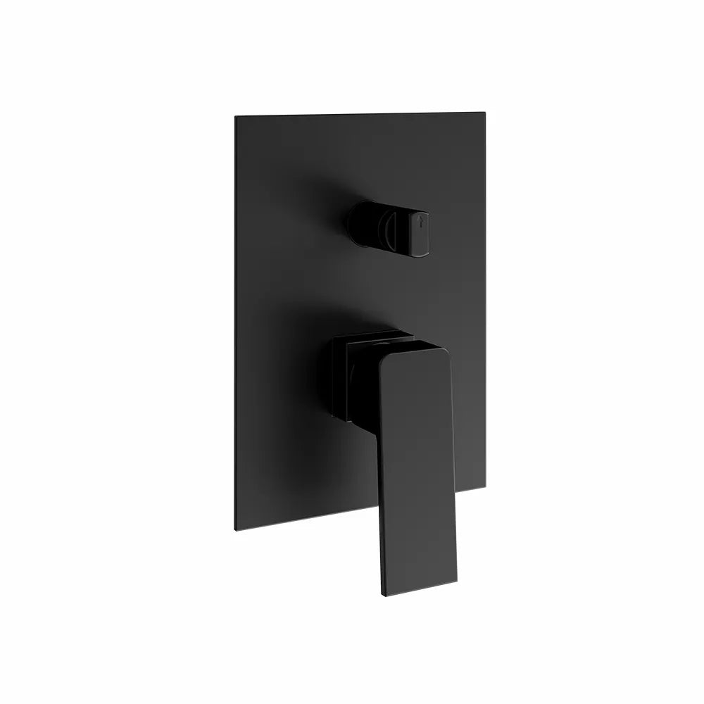 Miscelatore incasso doccia con deviatore nero opaco | Ingrid