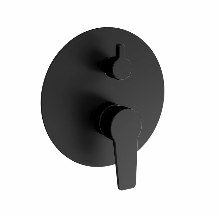 Miscelatore incasso doccia con deviatore nero opaco  | Jane