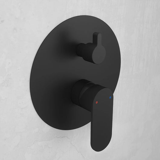 Miscelatore incasso doccia con deviatore nero opaco | Kerry