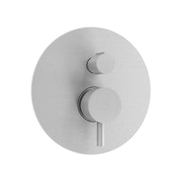 Set miscelatori: lavabo alto, bidet senza scarico ed incasso doccia con deviatore nickel spazzolato | Katharine