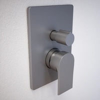 Miscelatore incasso doccia con deviatore nickel spazzolato | Rita