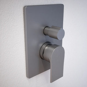 Miscelatore incasso doccia con deviatore nickel spazzolato | Rita