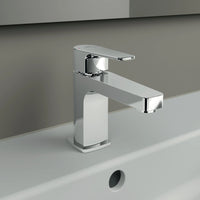 Ideal Standard set miscelatori lavabo, bidet scarico automatico e incasso doccia 1 via cromato mod. Cerafine D