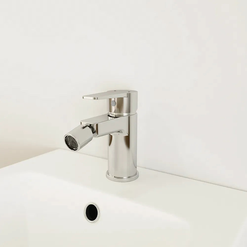 Set miscelatori: lavabo ad incasso bidet senza scarico e incasso doccia c/deviatore cromato | Jane